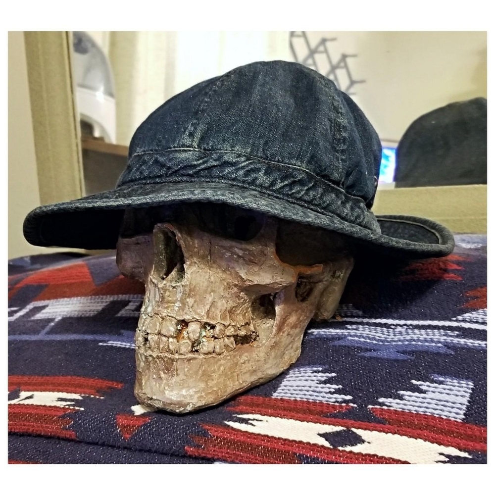 DOUBLE RL RALPH LAUREN RRL SELVEDGE DENIM BUCKET HAT- SIZE MEDIUM (59CM) - Picture 2 of 7